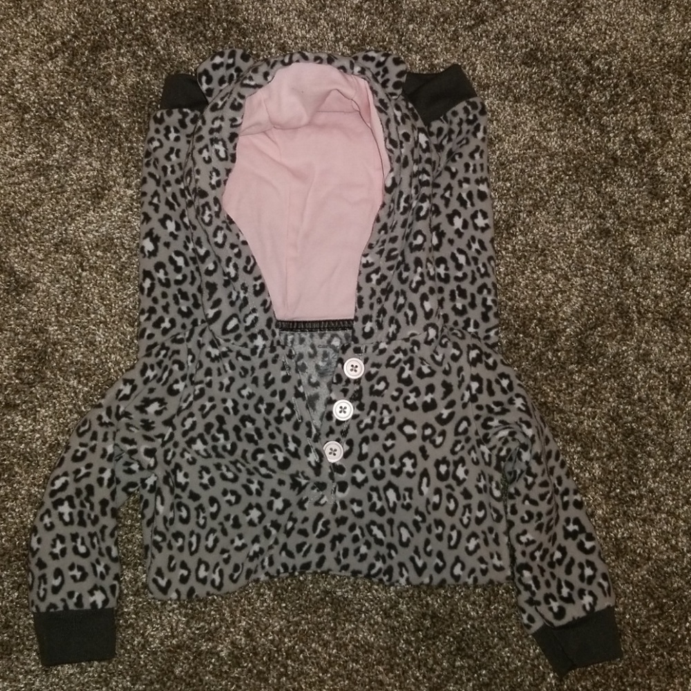 Carters 12mo Cheetah Print Jumpsuit